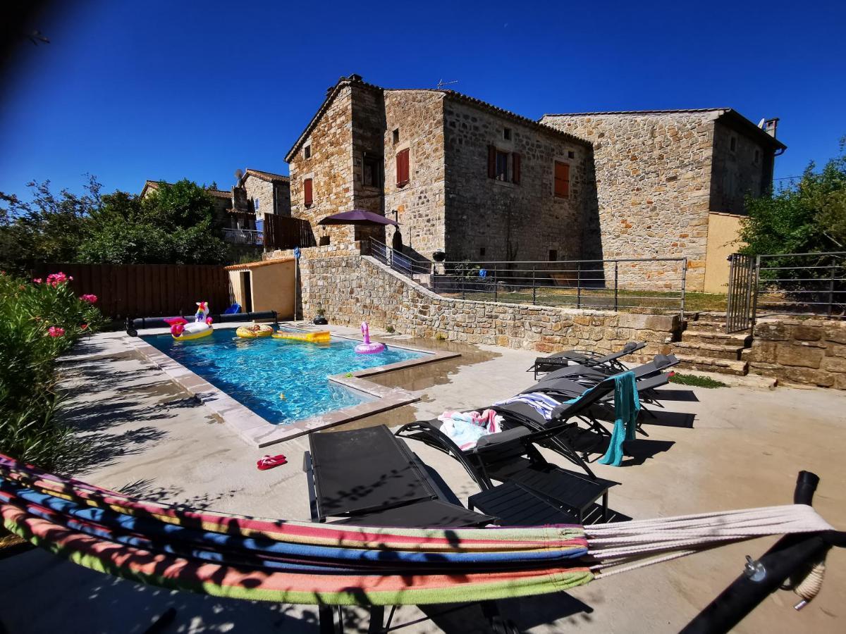 Magnifique Gite En Pierres 6 Personnes Avec Piscine Privee Ardeche Plein Sud Lablachère Esterno foto