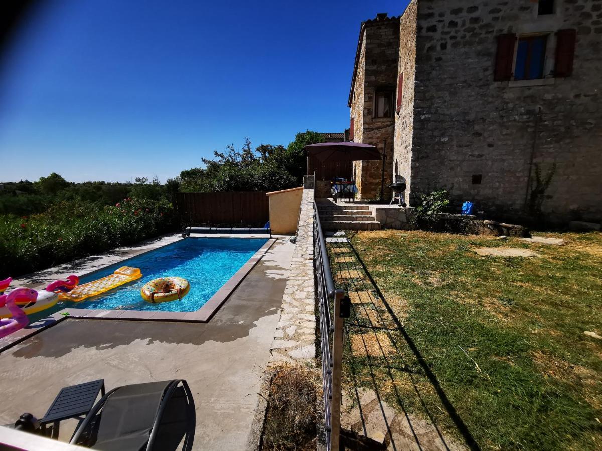 Magnifique Gite En Pierres 6 Personnes Avec Piscine Privee Ardeche Plein Sud Lablachère Esterno foto